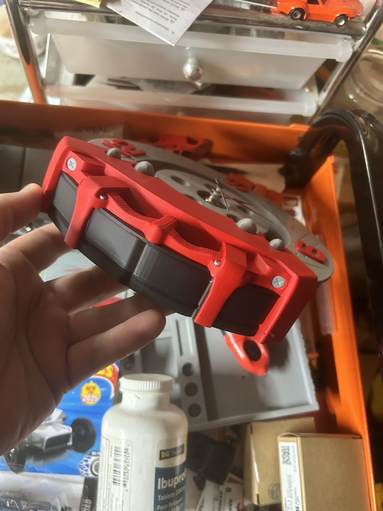3D Printed Brake Caliper Clock