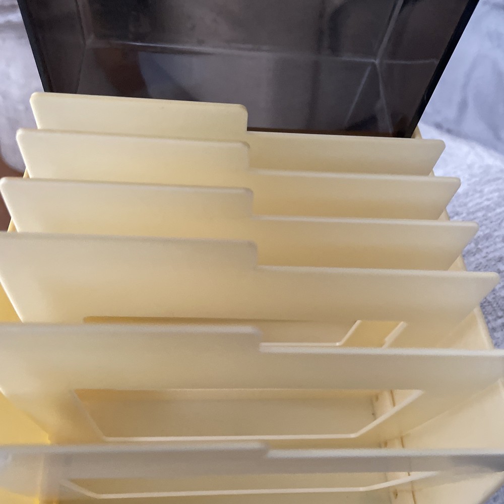 Vintage Computermate Computer Storage Floppy Disk Organizer CM-300 VGUC