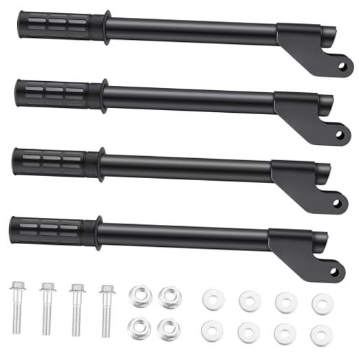 4 Pcs Generator Handle Kit, 15.8 Inch Folding Handles with Assembly Hardware,