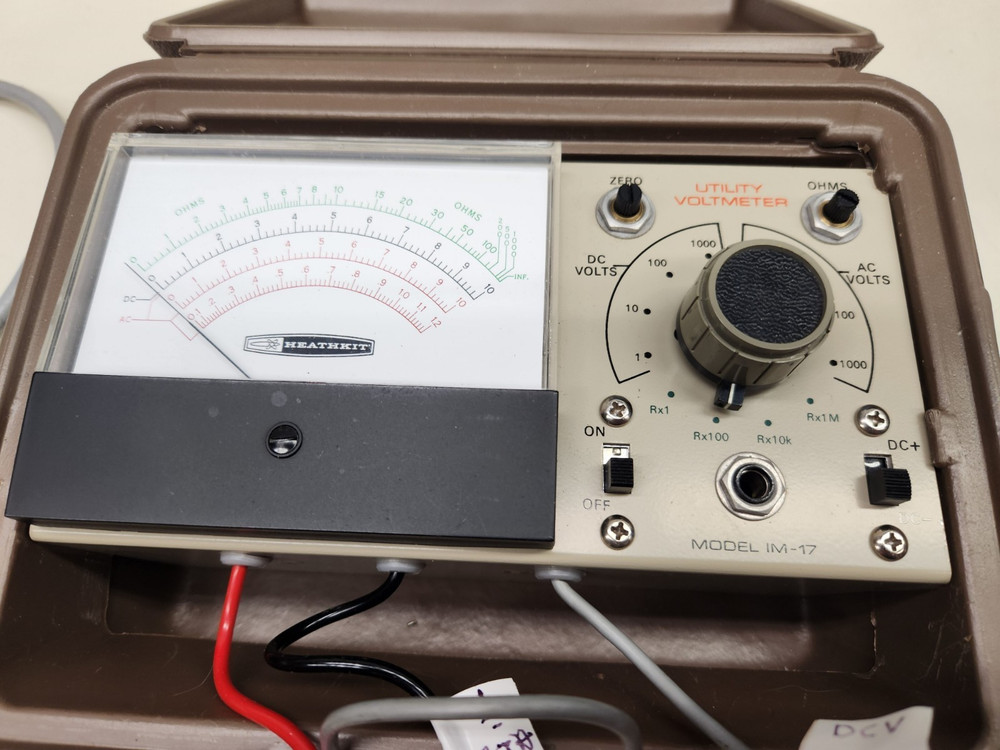 HEATHKIT UTILITY SOLID STATE VOLTMETER MODEL IM-17