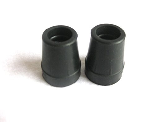 Set 2 NEW 5/8" 16mm Sturdy REPLACEMENT RUBBER TIPS FOR WALKING CANES STICKS CANE