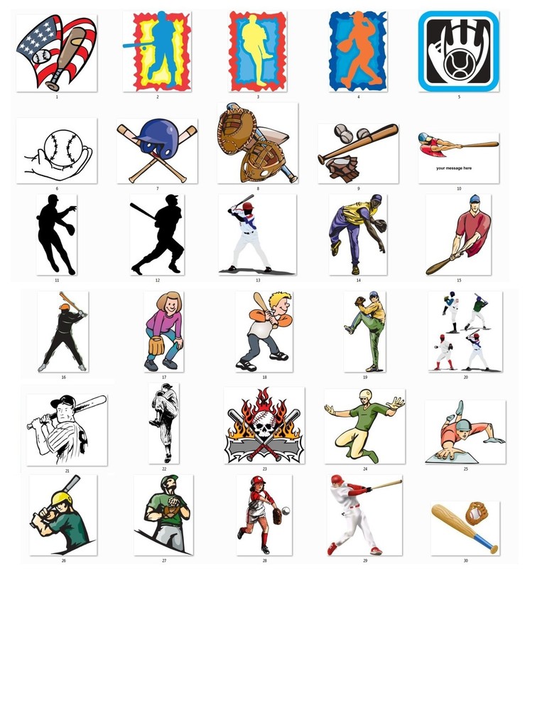 30 Personalized Address labels Baseball (bas1)