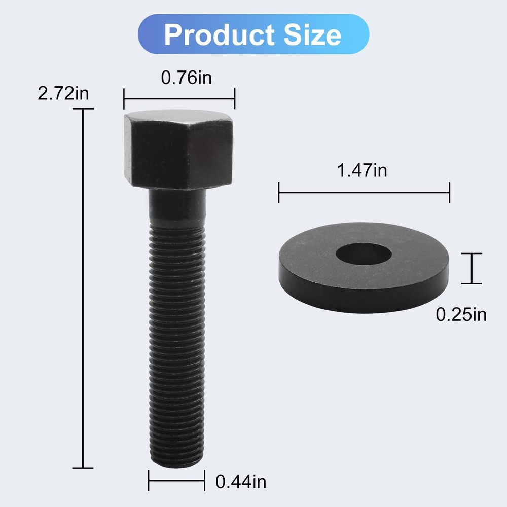 38770 Harmonic Balancer Bolt for Small Block Chevy Harmonic Balancer