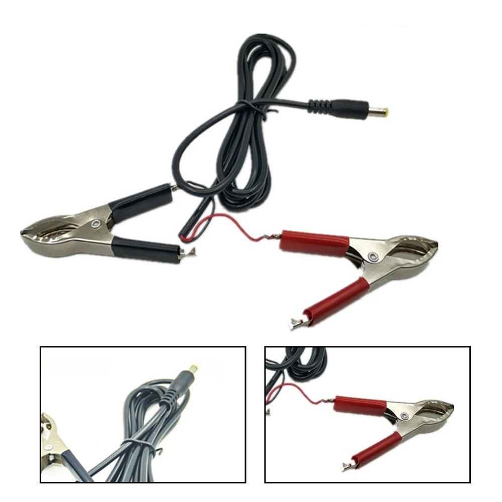 Efficient 1 5m Crocodile Wire Clip for Mobile Devices and Battery Usage