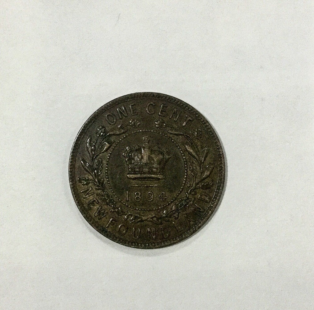 Newfoundland 1894 One Cent   Sharp Grade Example Nice Mid Brown