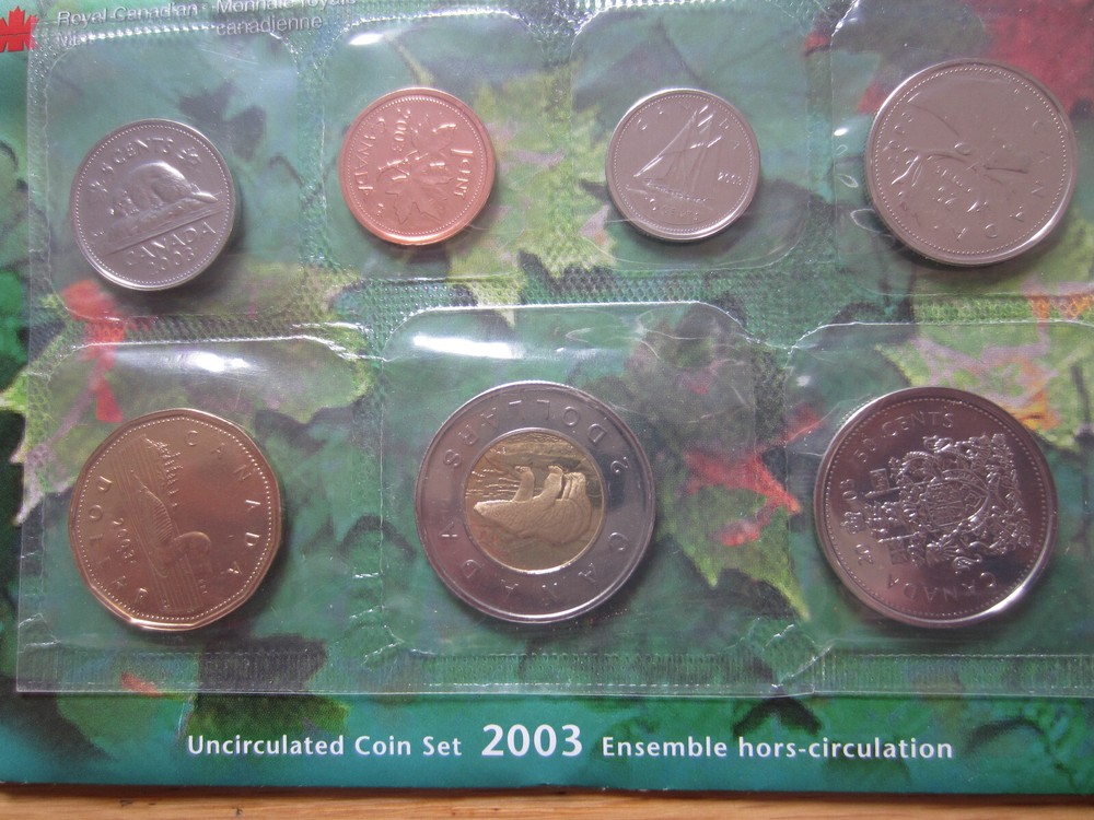 2003 Canada PL Set. Original Mint Packing. UNC RJ