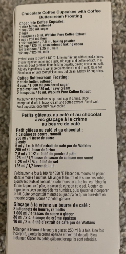 Watkins 2 Oz. Coffee Extract
