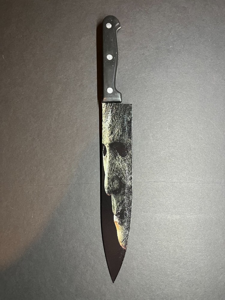 Halloween Ends Knife With Sublimated Stand