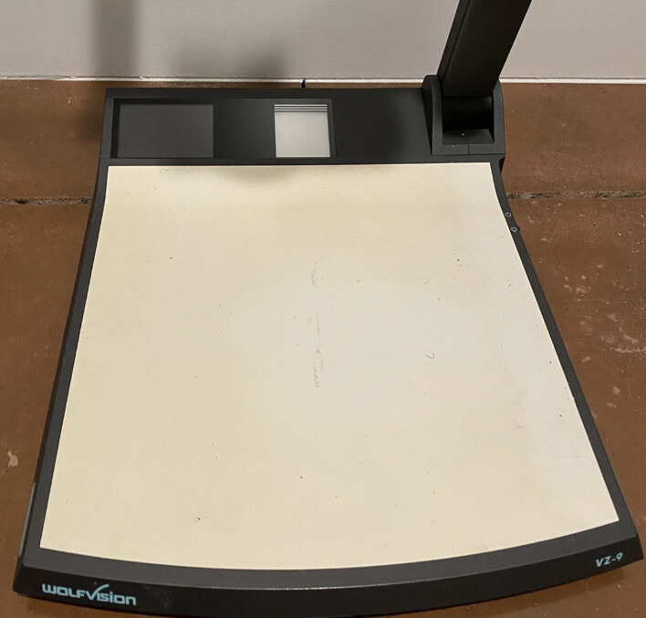 WolfVision VZ-9 Projector Portable Document Camera With Working Lamp