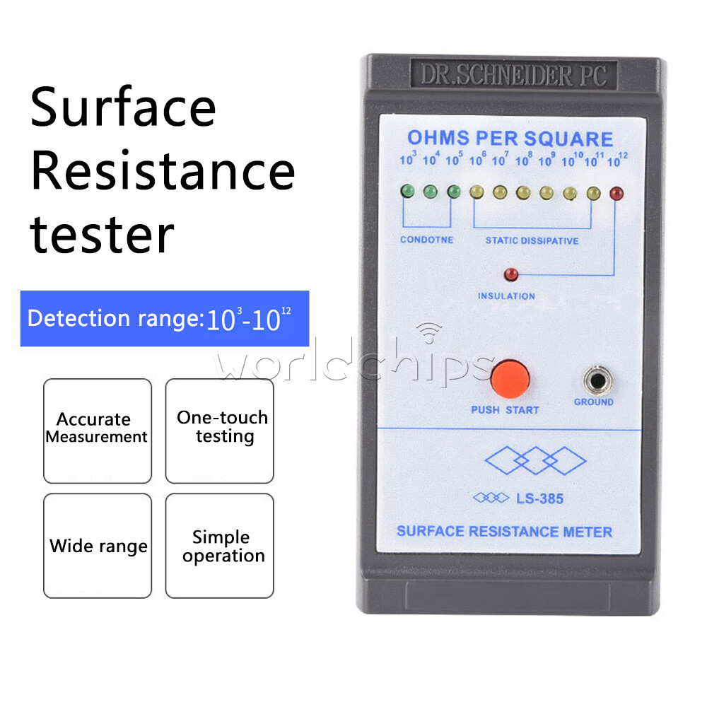 Surface Resistance Resistivity Meter Anti-static Electricity Resistance Tester