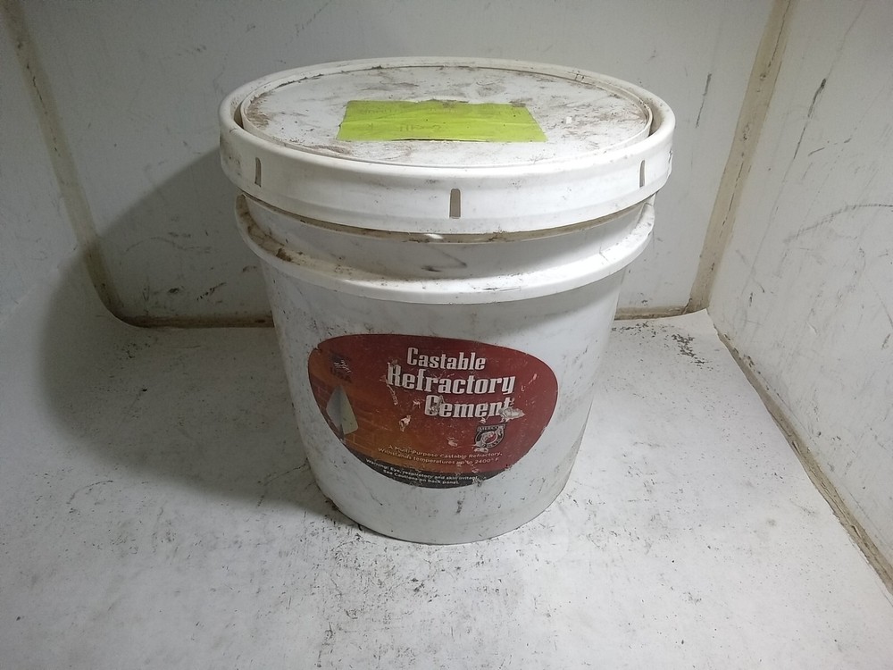 25 Lbs Castable Refractory Cement WITHSTANDS 2400 DEGREES F (E3E)