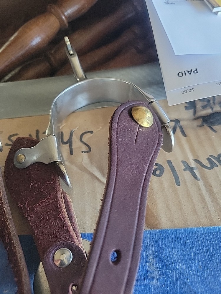 Vintage Nickel Silve Spurs
