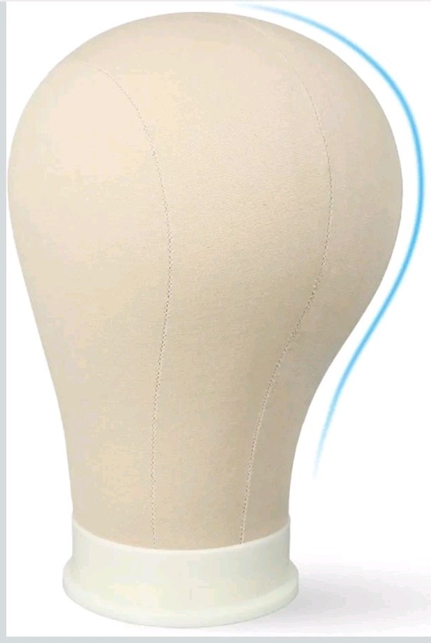 Canvas Head for Wig Styling, Making and Display, Mannequin Stand