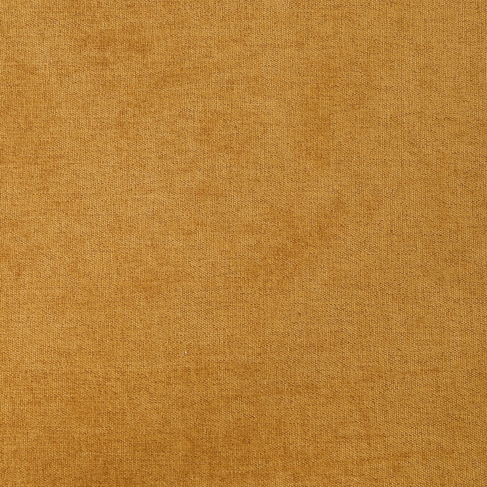 Chenille 2 Seat Sofa Sectional with Iron Frame, Yellow