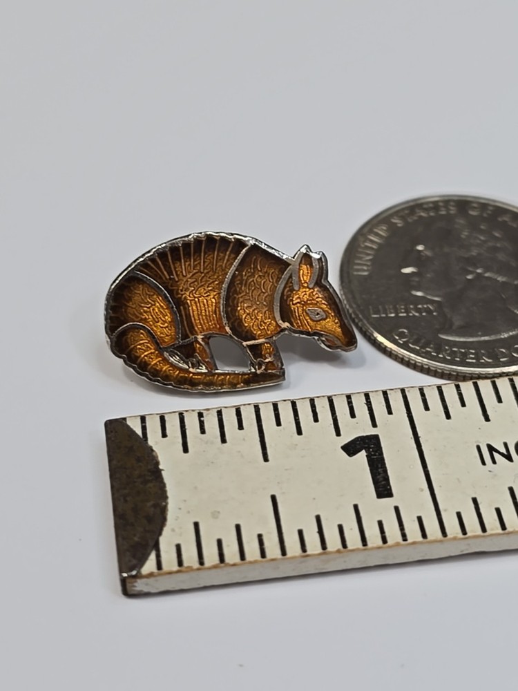 Armadillo Lapel Pin by MAFCO