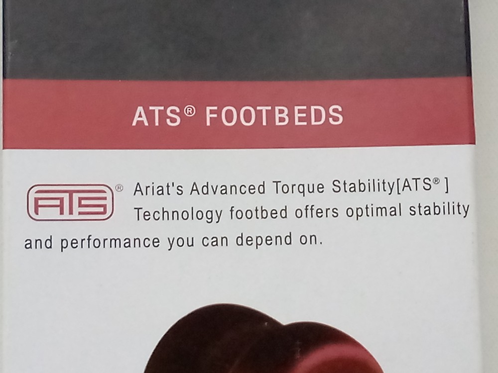 ARIAT Men's size 11 square toe ATS footbeds