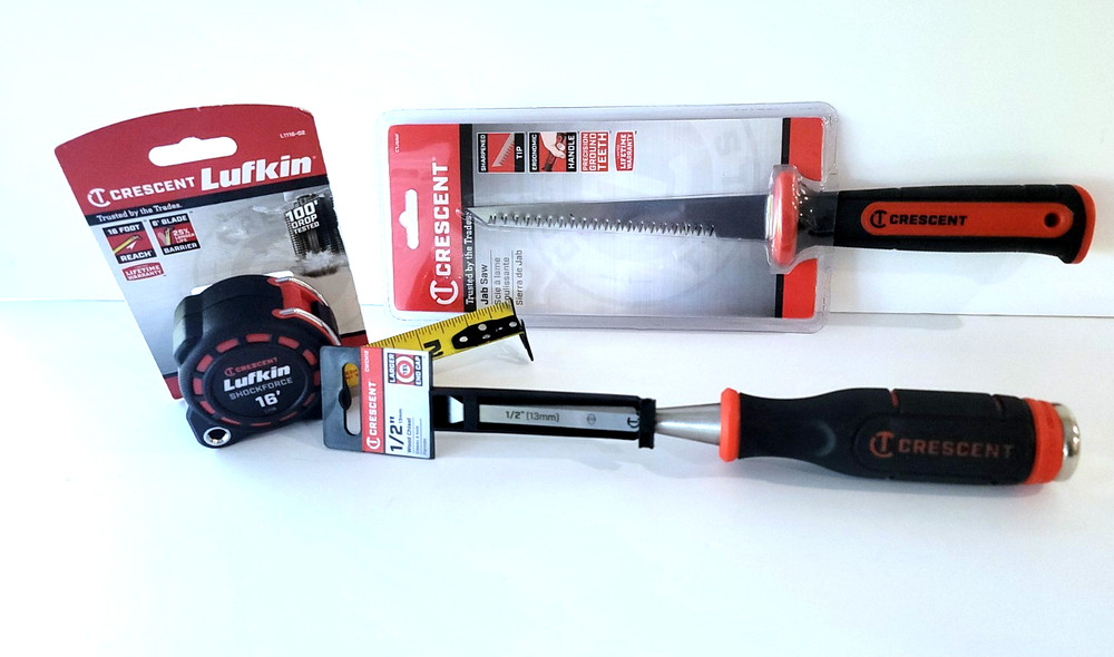 Crescent three, hand tool combo for carpenters