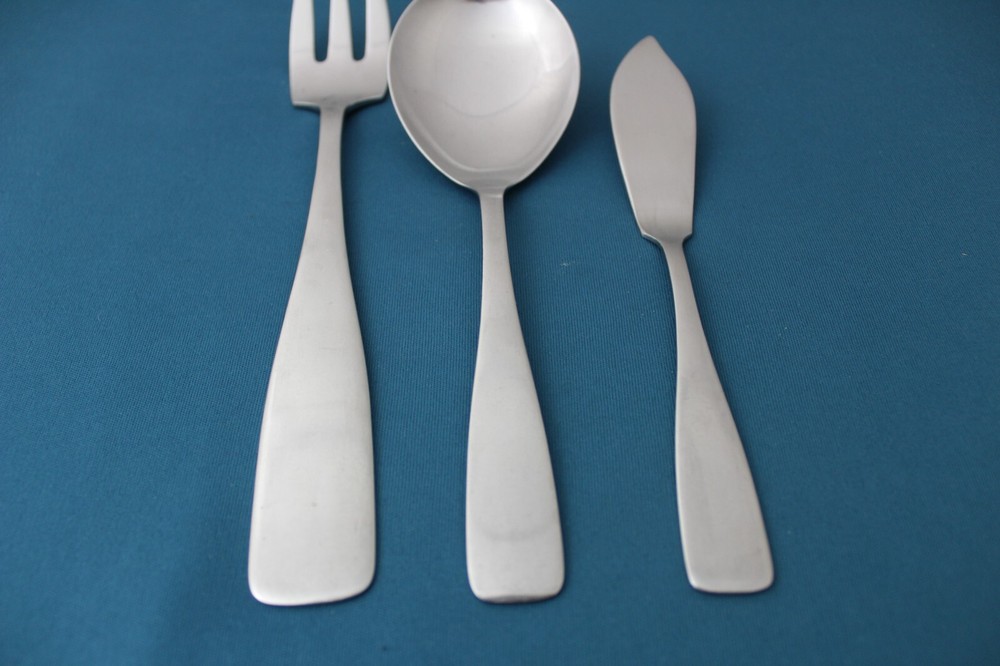 Bogelund Jensen Centa / BGJ1 Serving (3pc Set) Casserole Fork Satin Denmark