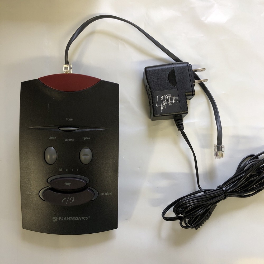 Plantronics S11 Telephone Headset System with AC Adapter No Headset