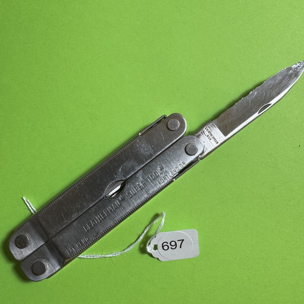 Leatherman Super Tool Plier Multi Tool Pocket Knife Stainless EDC #697
