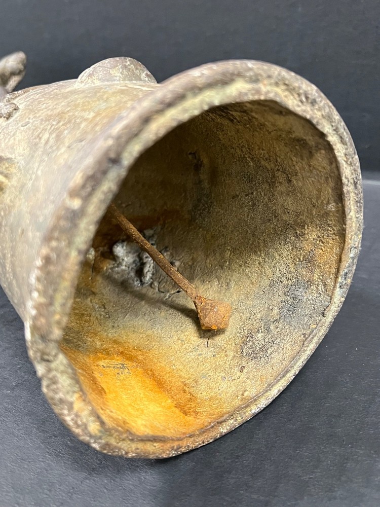 AFRICAN ART CHAD BRONZE BELL