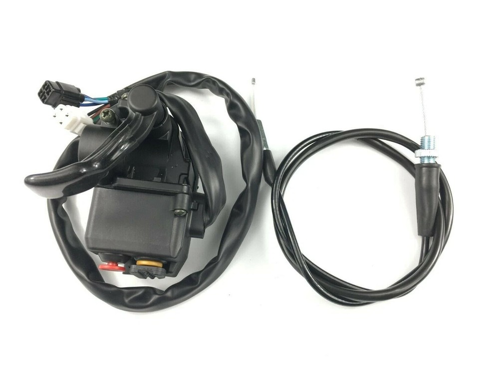Thumb Control Switch & Throttle Cable Assembly for Yamaha Grizzly 660 2002-2008