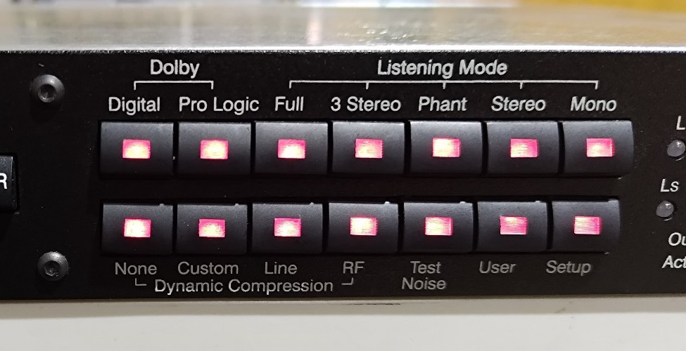Dolby DP562 Multichannel Decoder parts