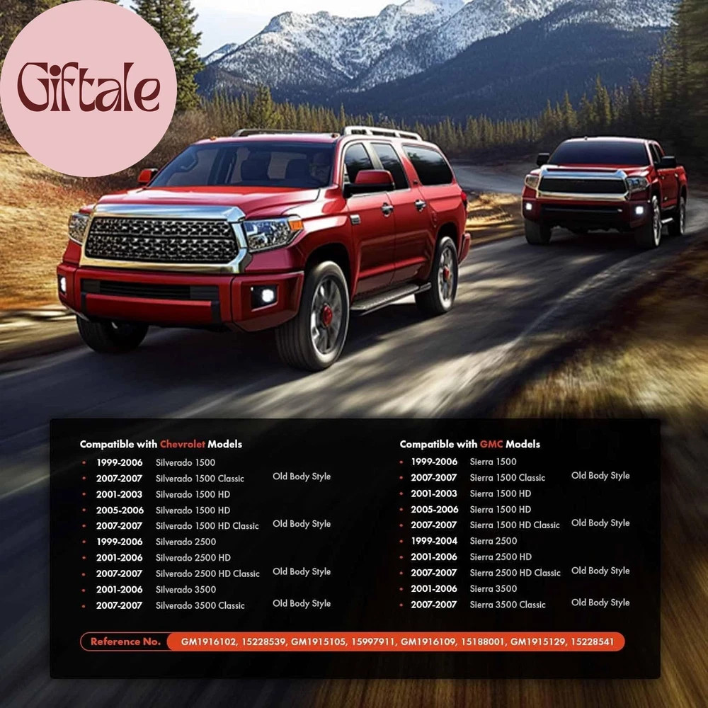 - Tailgate Handle & Bezel Assembly - Compatible with 1999 2000 2001 2002 2003 20