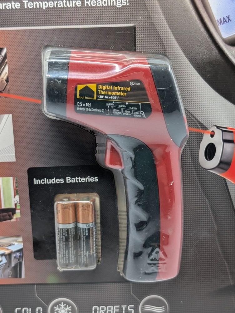 Laser pointer Digital Infrared Thermometer, Tool house. Brand new.