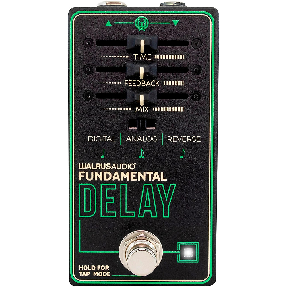 Walrus Audio Fundamental Series: Delay Effects Pedal Black