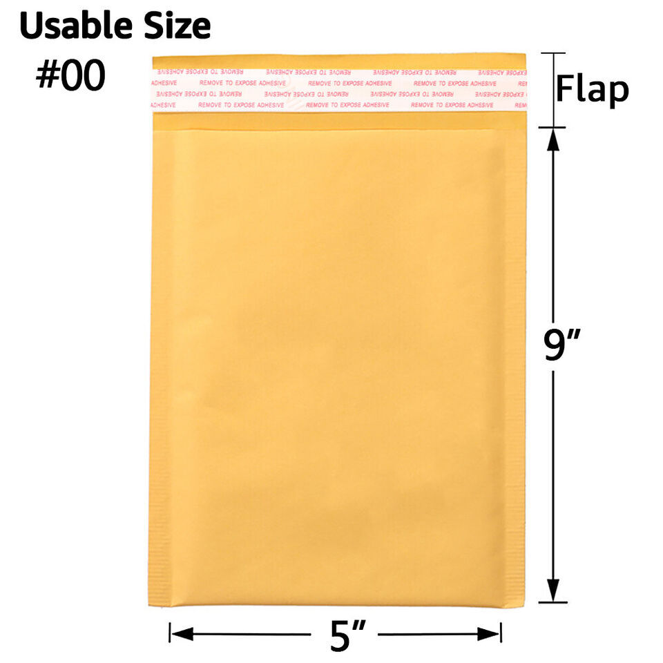 Kraft bubble mailer padded envelopes *different size and quantities*