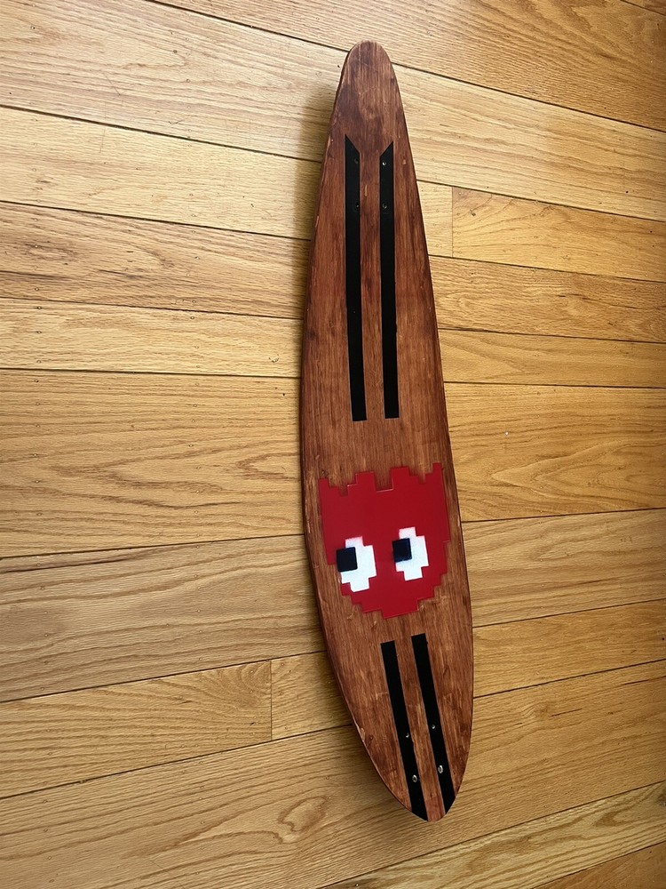 Skateboard Longboard Deck 40” Pac-Man