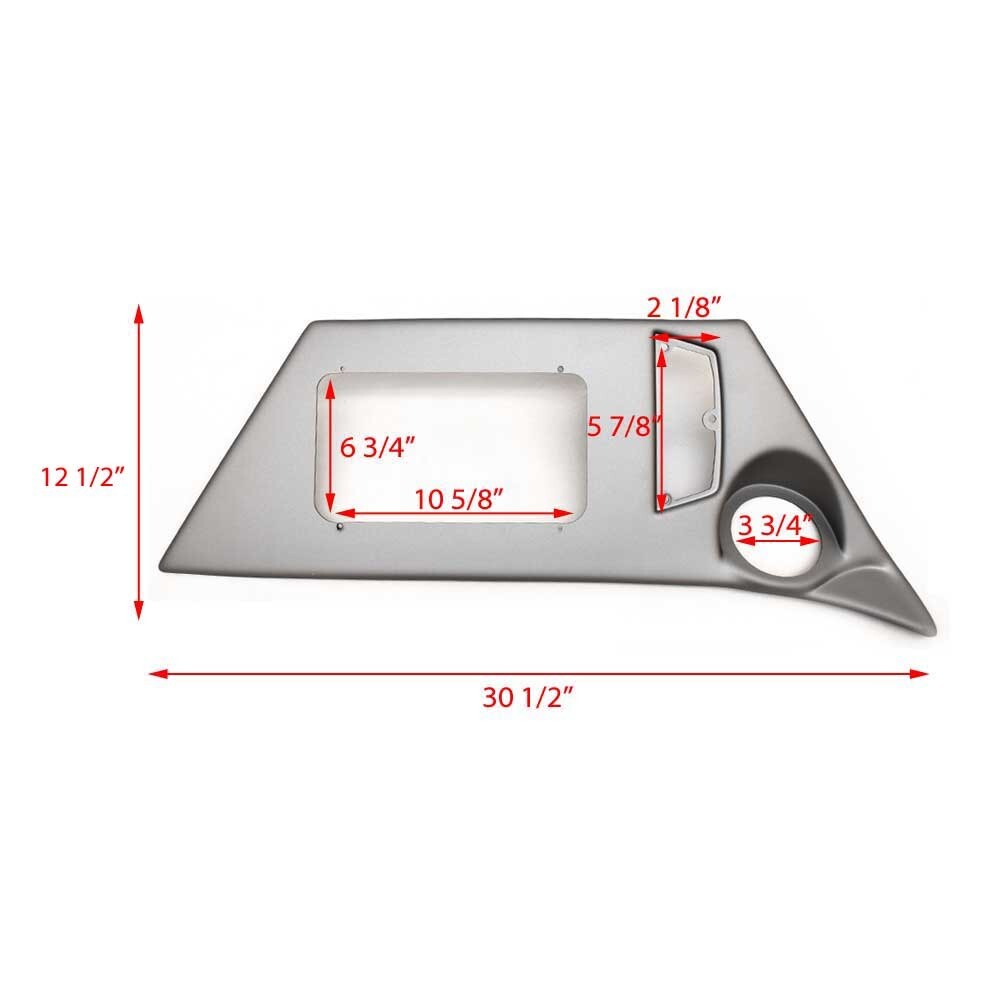 Ranger Boat Blank Chartplotter Panel 327342 | 619FS HDS-9 Live Gray