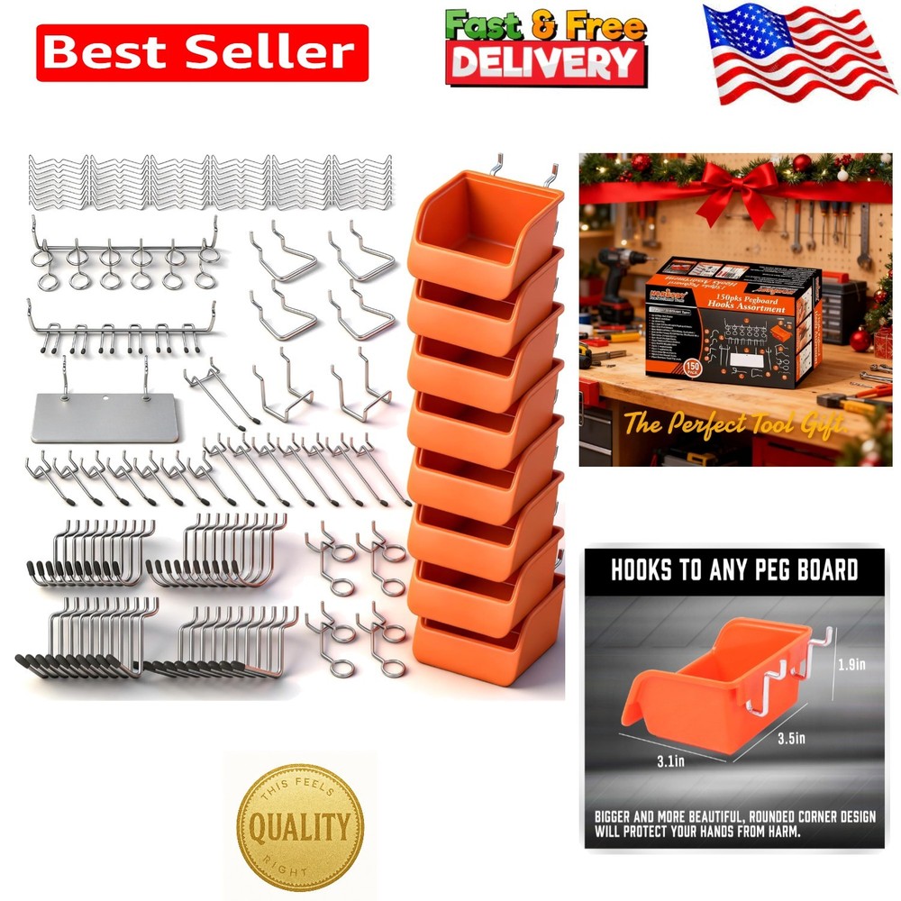 15 Types of Pegboard Hooks & Bins – Ideal for Garage & Workshop Organization