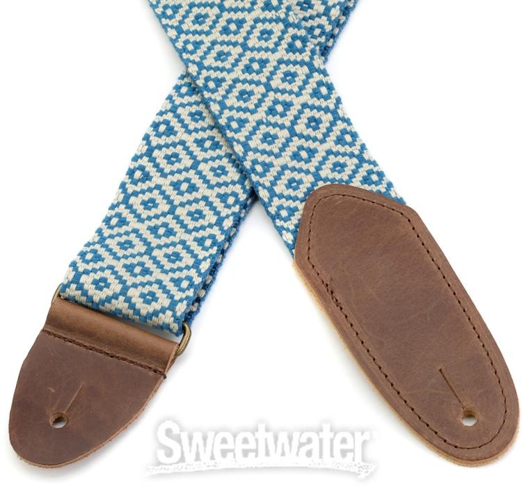 LM Products Tapestry Guitar Strap - Blue