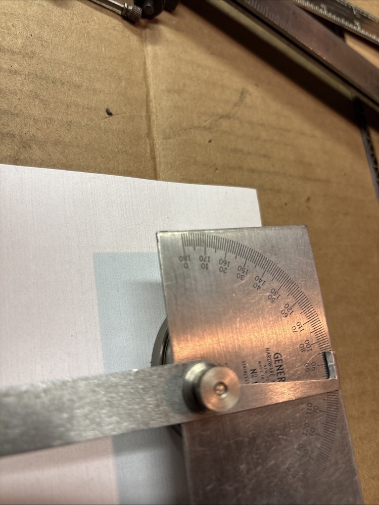 General Tools Angle Protractor #17 Stainless Steel