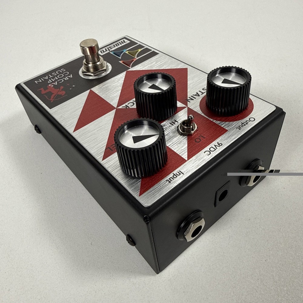 Maestro Arcas Compressor Sustainer Pedal w/ Box Manual Tested No PSU