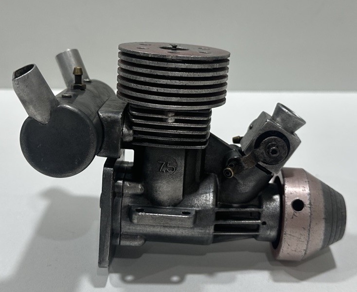 Vintage K&B Marine 7.5 Outboard Nitro RC Boat Engine With Full Compression