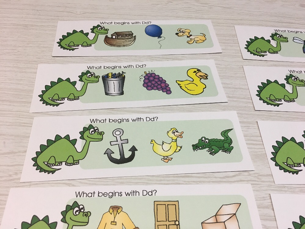 Phonics Dd - What Begins With Dd - Laminated Activity Set - Teaching Supplies