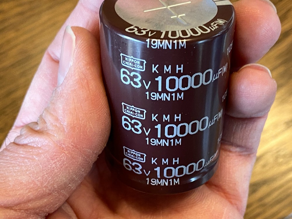 2 Replacement Main Filter Capacitors Marantz 2235B Chemi-Con 10000 uf 63v 35mm