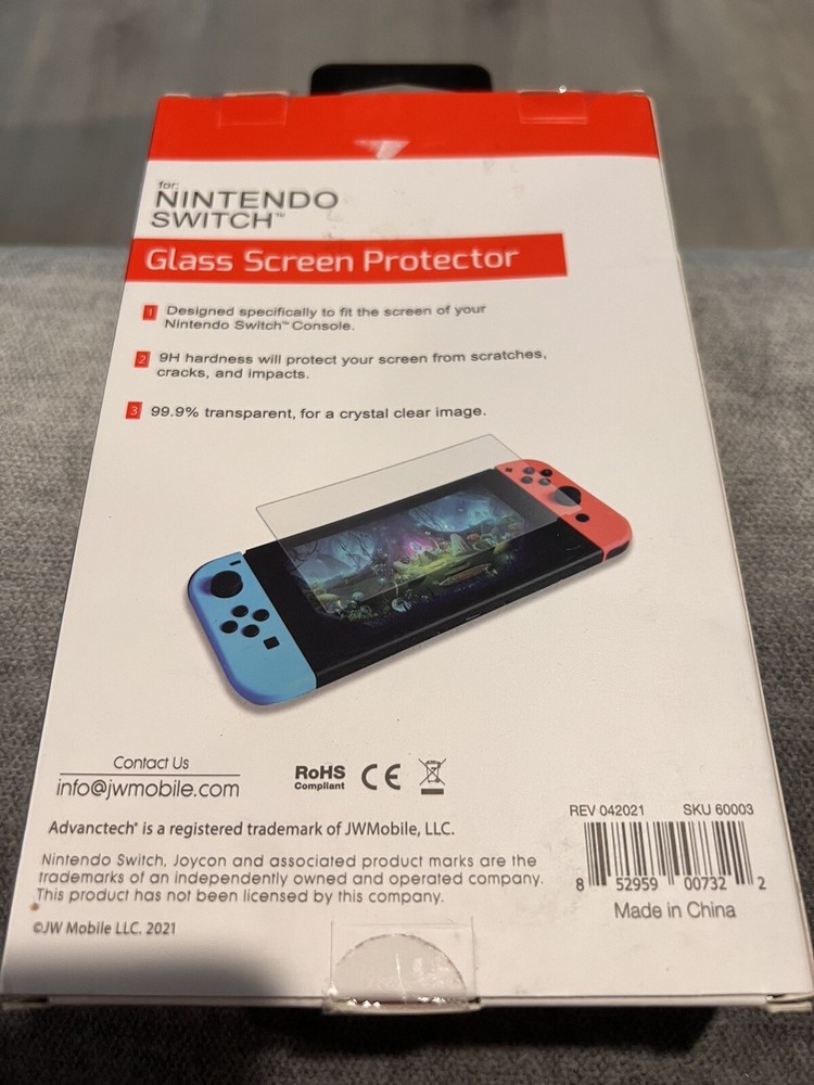 New Nintendo Switch Glass Screen Protector