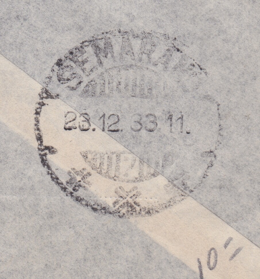 1933 Netherlands / Netherlands Amsterdam BATAVIA Flight Cover to Java Indonesia