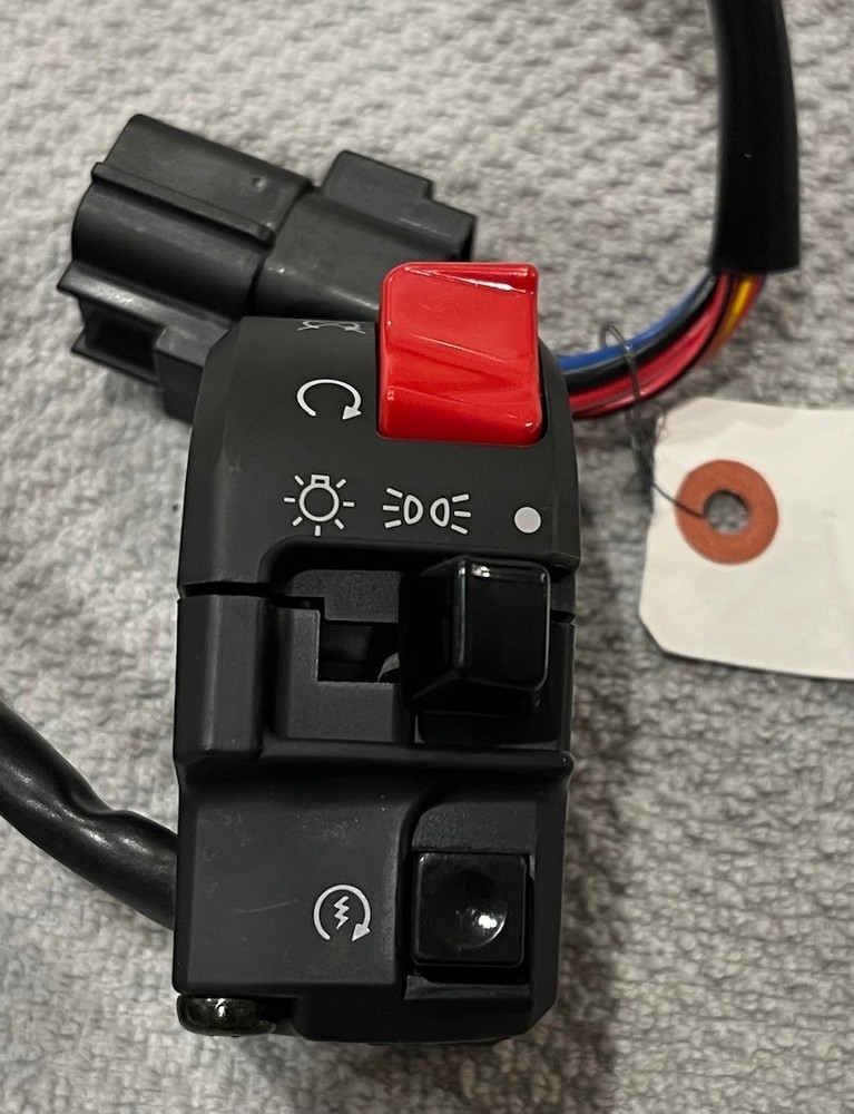 OEM Ducati Right Handlebar Start, On, Off, Kill, Light Switch Assy - MINT