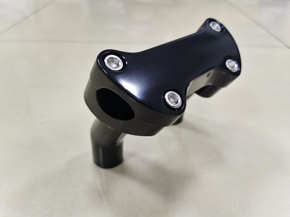 3.5" Black Handlebar Riser Top Clamp For Harley Night Train Softail Custom FXSTC