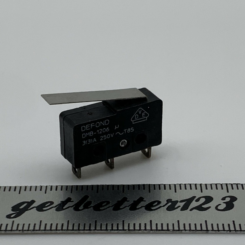DEFOND DMB-1206 Micro Limit Switch 3(3)A 5A 10.1A 125/250VAC With pressure bar