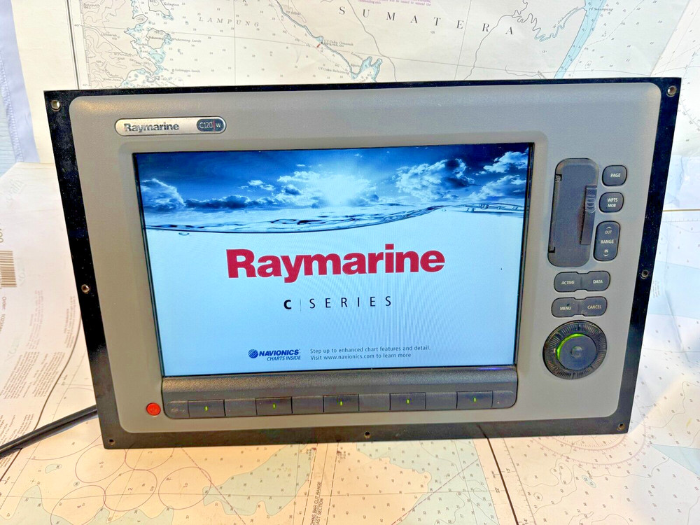 Raymarine C120W E62113 12" MFD FishFinder Radar GPS Chartplotter Display!!!