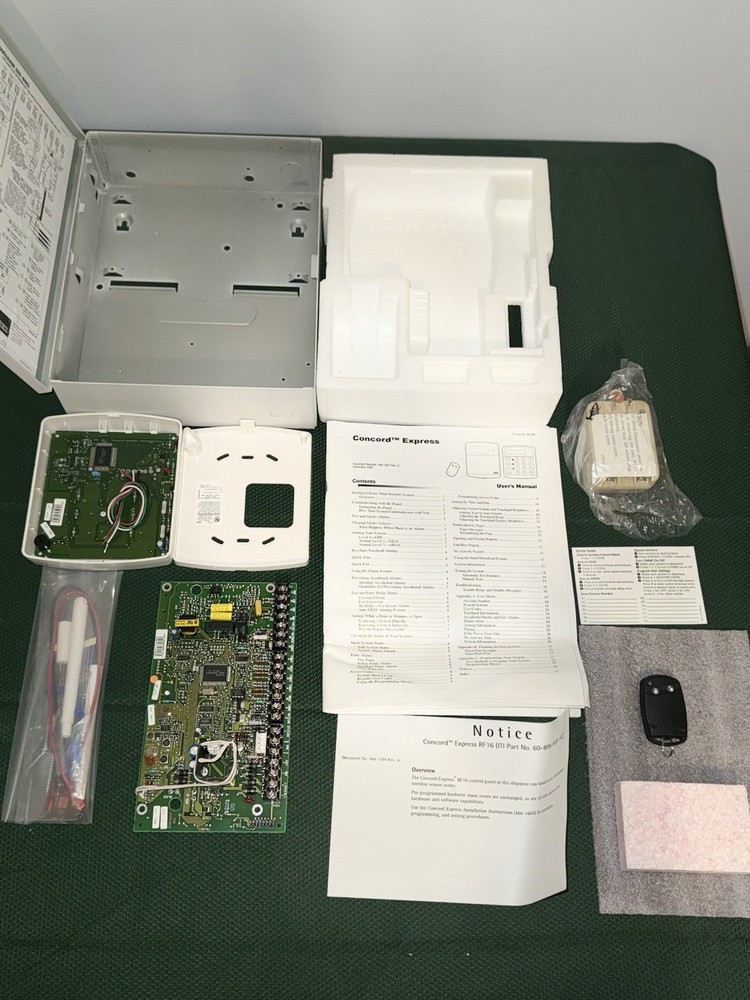 ADT Interlogix 60-806-95R Concord Express Control Panel Circuit Board Box-READ!