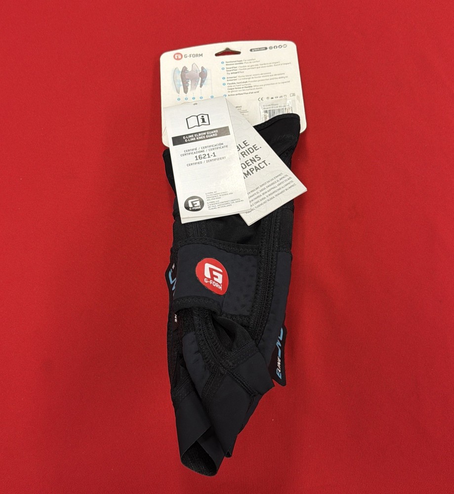 G-FORM E LINE , Knee Guards Adult Medium Black, New