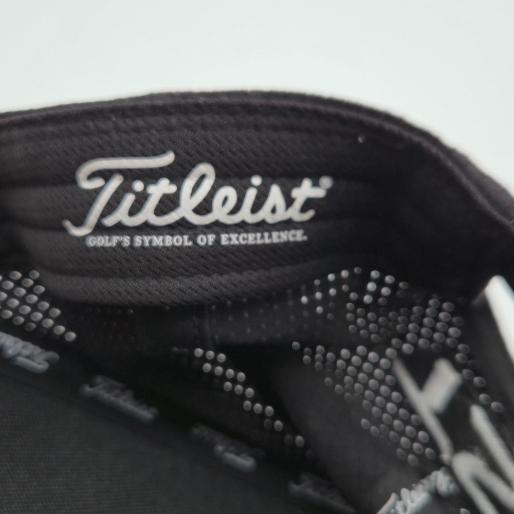 Titleist TSi Black Adjustable Golf Hat Mesh Back Lightweight