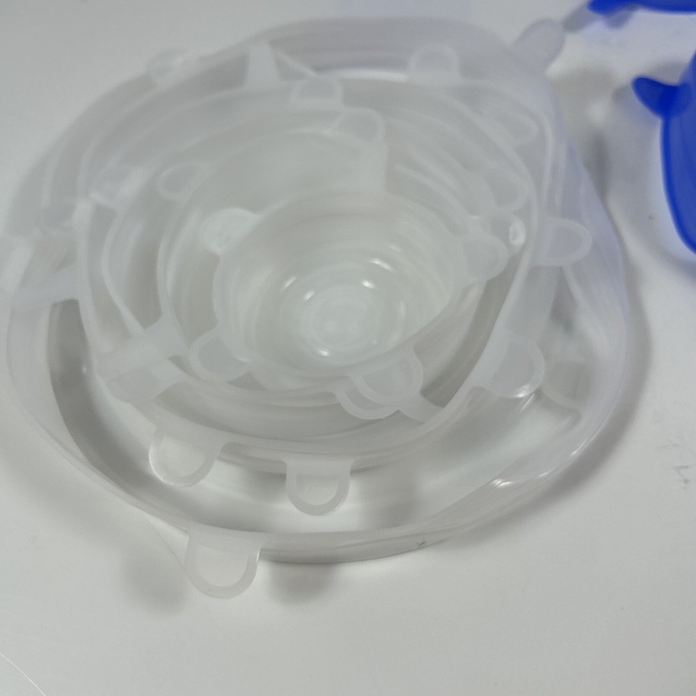 6pcs/set Reusable Silicone Fresh-keeping Cover Multi-functional Bowl Cover
